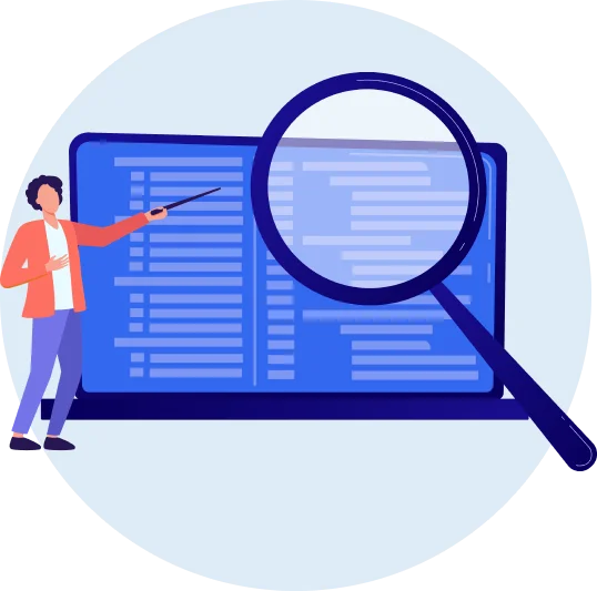 Educator using the plagiarism detection system